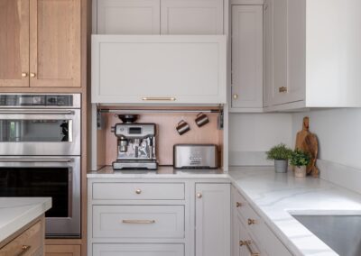 JFA Renovations Bogert Kitchen – Two-Toned Kitchen Cabinets and windows