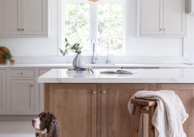 JFA Renovations Bogert Kitchen – Two-Toned Kitchen Cabinets island