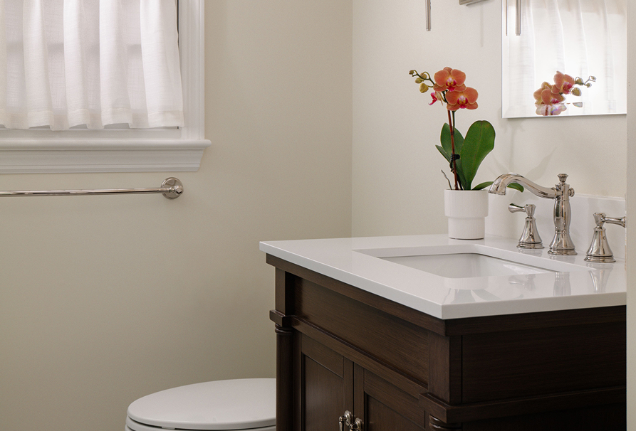 alpine terrace bathroom before